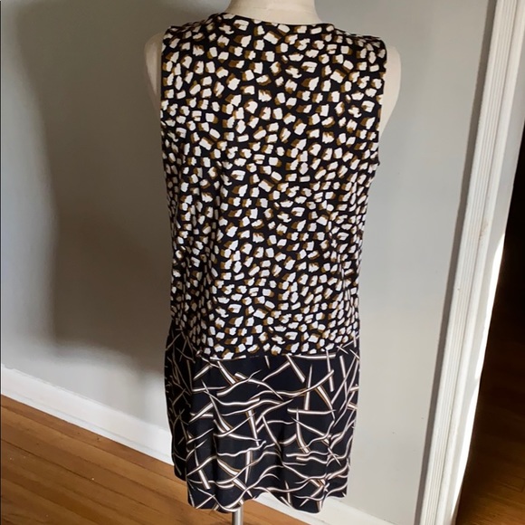 Diane von Furstenberg Mixed Print Shift Dress - Picture 6 of 6